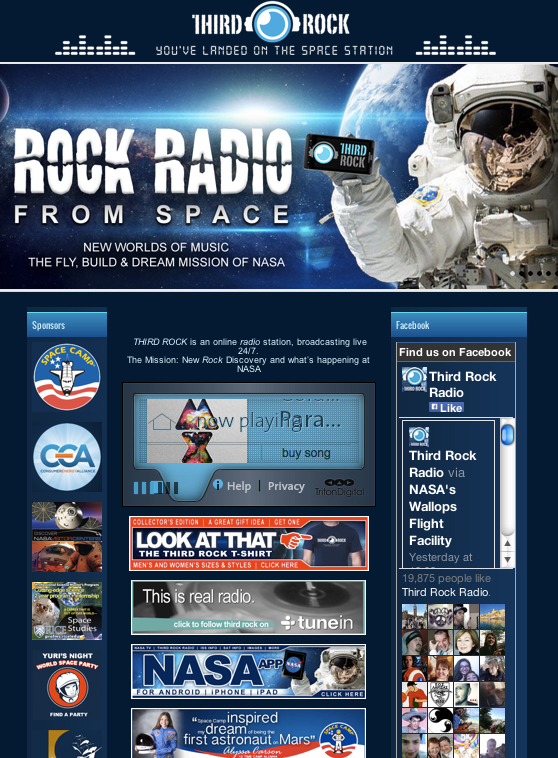 NASA - Third Rock radio